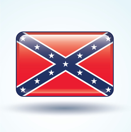 Flag of Confederate, vector illustrationのイラスト素材