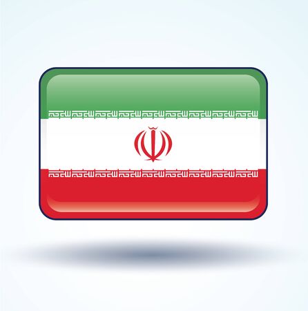 Flag of Iran, vector illustrationのイラスト素材