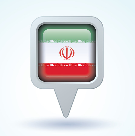 Flag of Iran, vector illustrationのイラスト素材