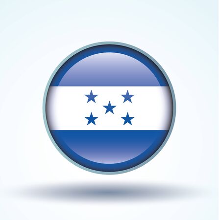 Flag of Honduras, vector illustrationのイラスト素材