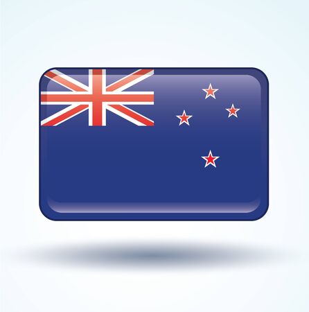Flag of New Zealand, vector illustrationのイラスト素材