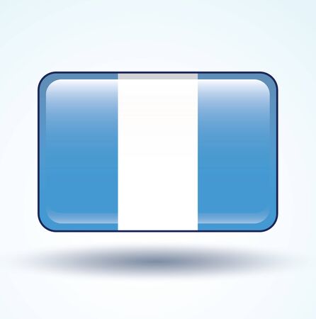 Flag of Guatemala, icon collection, vector illustrationのイラスト素材