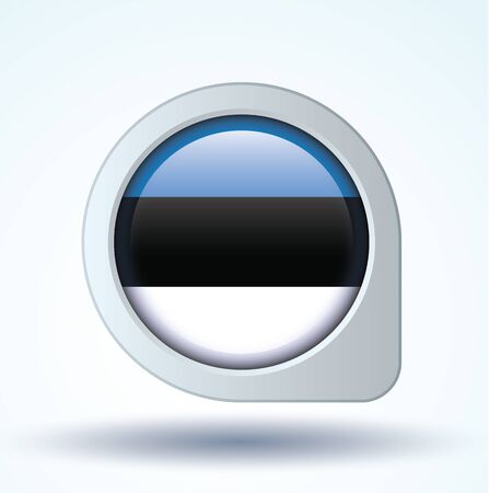 Flag of Estonia, vector illustrationのイラスト素材