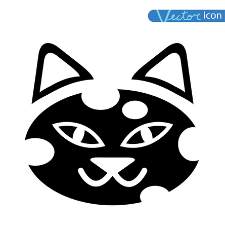 cartoon cat  illustration, vector.のイラスト素材
