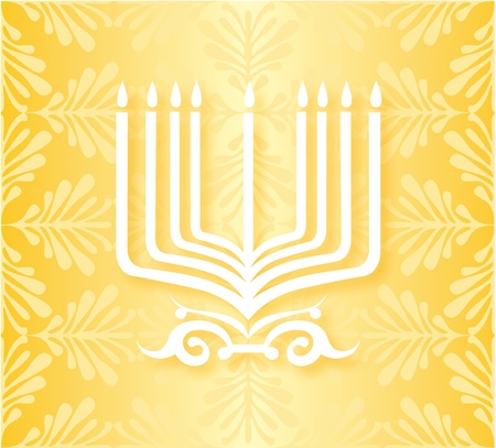 Hanukkah candlesのイラスト素材