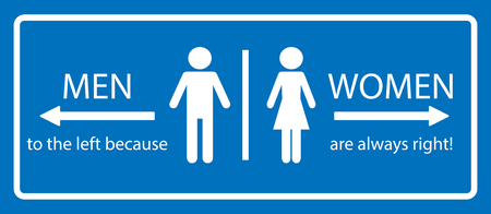 Restroom sign vector illustration.のイラスト素材