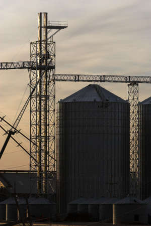 Grain silo depotの写真素材
