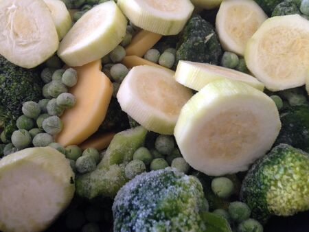 Frozen vegetables ready to cookの素材