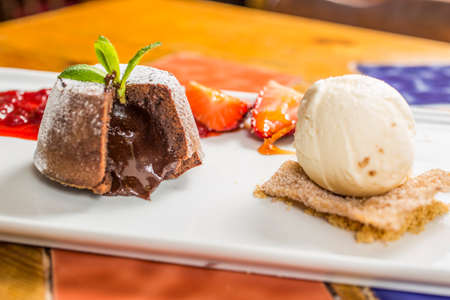 Volcan de chocolateの写真素材