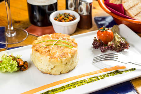 Pastel relleno Food Spanishの写真素材