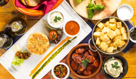 Spanish tapasの写真素材