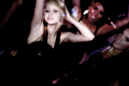 a night at the disco.. customer the pics is not perfect in focus and has noiseの写真素材