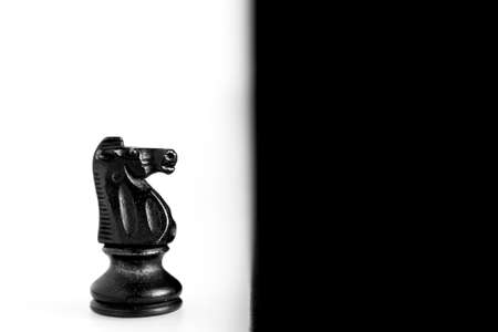 Chess photographed on a chessboardの写真素材