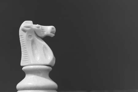 Chess photographed on a chessboard