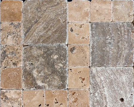 Close up of a wall made of natural stone. Abstract background.の写真素材