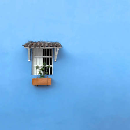 Colonial window of the city of Honda, Tolima (Colombia)