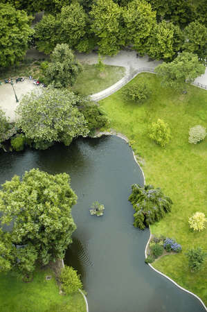 View of a landscape with riverの写真素材