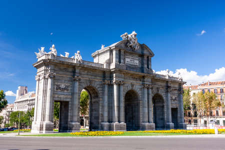 Puerta de Alcala Monument in Madrid