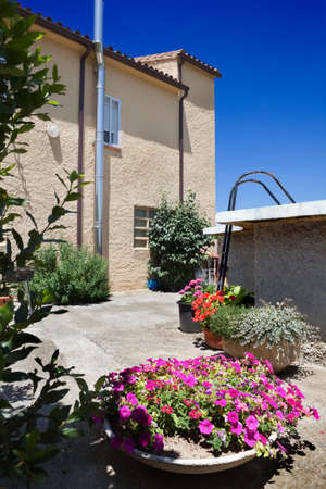 Image of house and gardenの写真素材