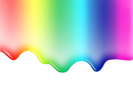 Illustration of liquid or paint colorsの写真素材