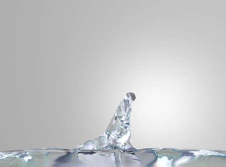 splashing waterの写真素材