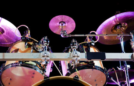 Close up image of drum on stageの写真素材