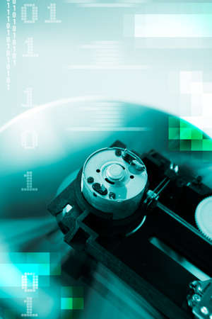 Abstract illustration background of technology conceptの写真素材