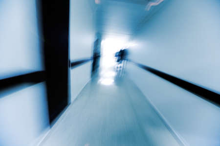 Abstract image of a hospital corridorの写真素材