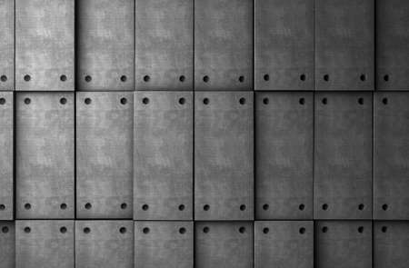 Abstract background cement blocks in gray tonedの写真素材