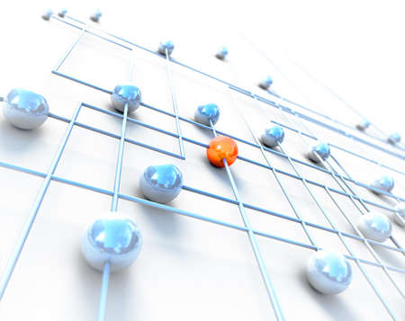 Network and internet concept Technology backgroundの写真素材