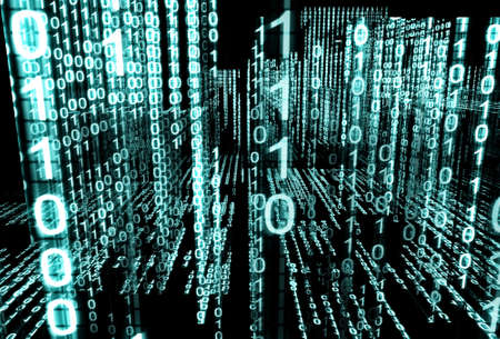 Abstract 3d background,Binary Languageの写真素材