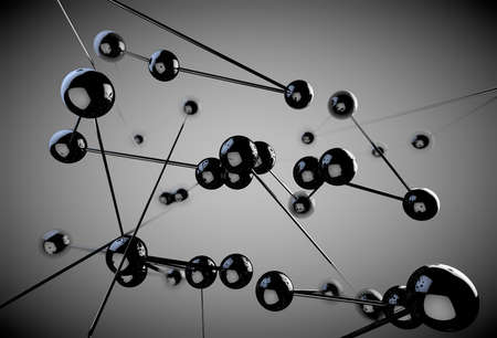 Abstract networking and partner conceptの写真素材