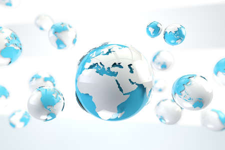 Internet and business networking conceptの写真素材
