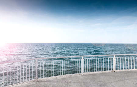 Sea landscape. Beach and Holidayの写真素材