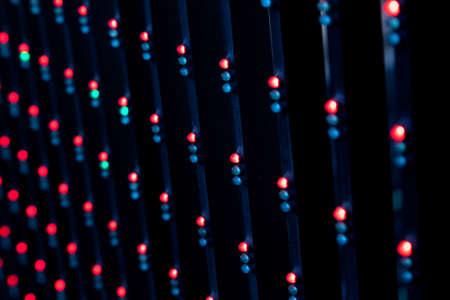 Close flat image of led bulbs.
