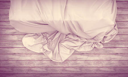 Empty interior and bed.Sunlight through the window.Home architecture.3d illustrationの写真素材