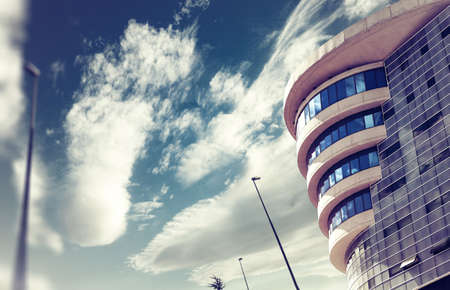 Modern city architecture.Urban contemporary construction