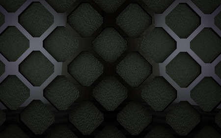 Pattern and holes in modern material.Industrial and technology backgroundの写真素材
