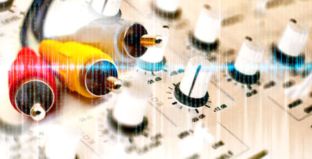 Music equipment and production and recording conceptの写真素材