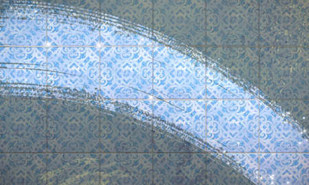 background cleaning concept and housework.Clean tile wall bathroom background.3d illustration