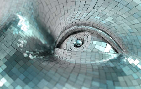 Futuristic concept of artificial intelligence and machine learning.