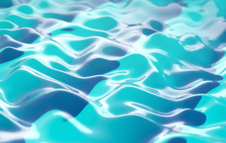 Clean pool water detail.3d illustrationの写真素材