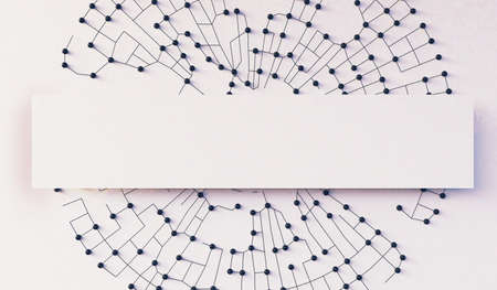 Internet and technology concept.Networking and connectivity abstract background.の写真素材