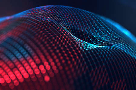 Abstract background of technology and science