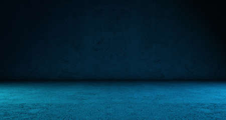 3d illustration abstract background .Wall and cracked cement floor background.Spotlight.Background empty street and concrete wall.の写真素材