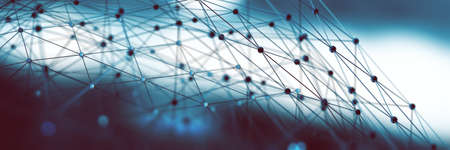 Global network connection and communication concept