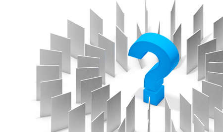 Copy space and faq conceptの写真素材