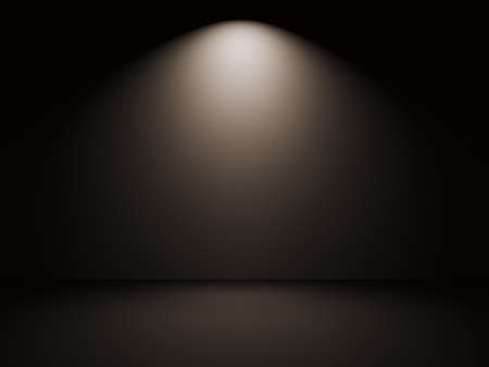 Dark abstract stone wall and blank dark space.の写真素材