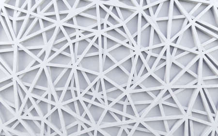 Abstract monochromatic geometric texture.3d illustrationの写真素材