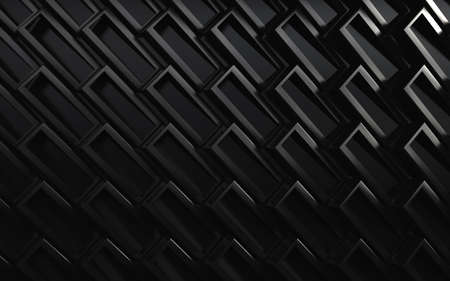 3d illustration of modern and elegant wall. Sophisticated interior architecture.